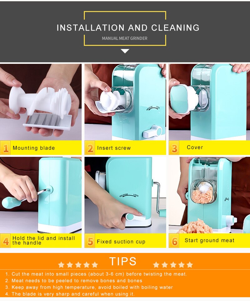 manual meat grinder sausage maker