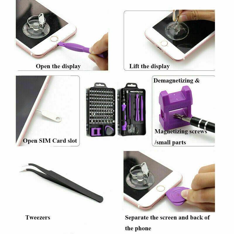 115-in-1 magnetic screwdriver set multi-function