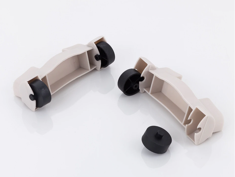 storage interspace plastic rack wheels