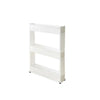 Storage Shelf Plastic Rack Three Layered White