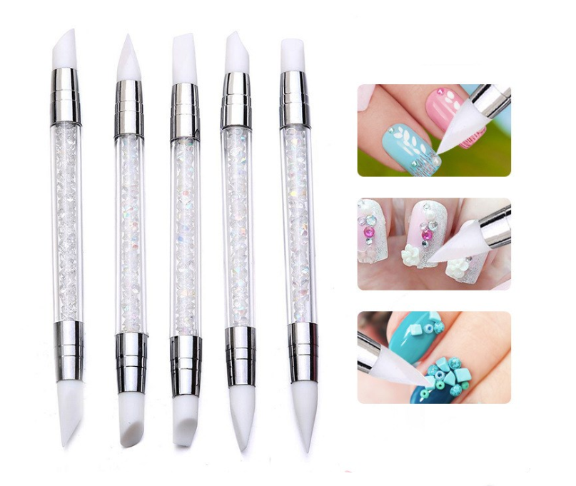 silicone nail pens with different dual ends