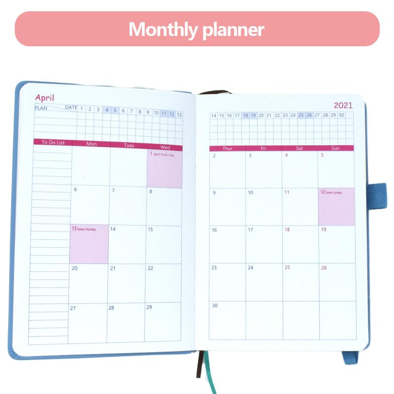 notebook monthly planner
