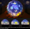 hand holding a galaxy lamp