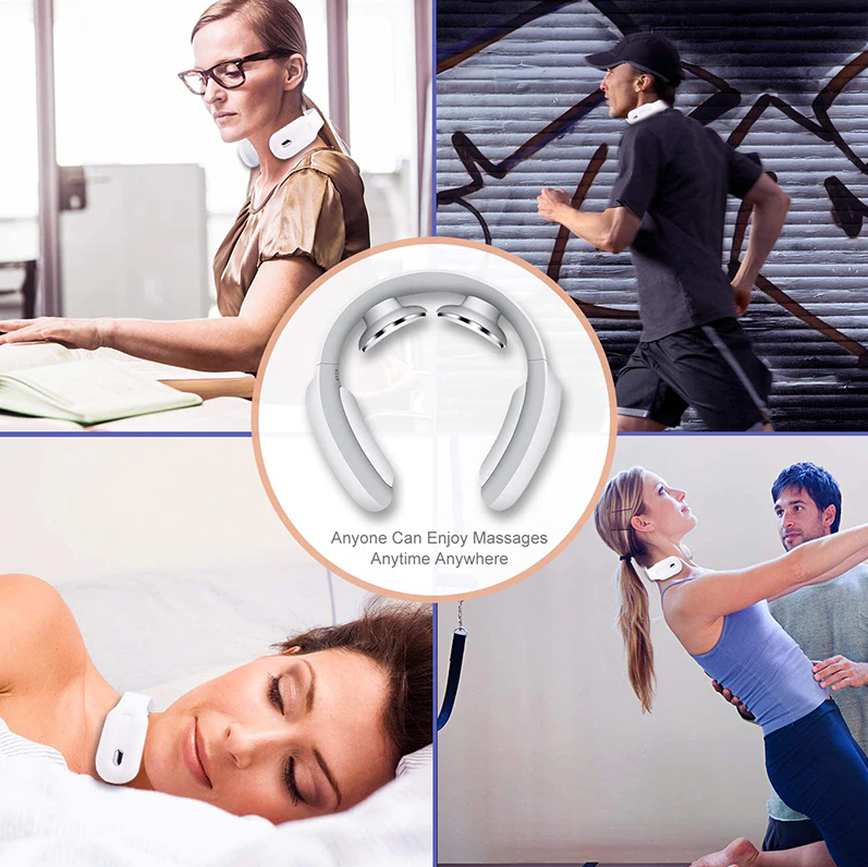 portable electric infrared neck body massage