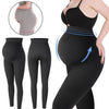 pregnant woman wearing a maternity leggings