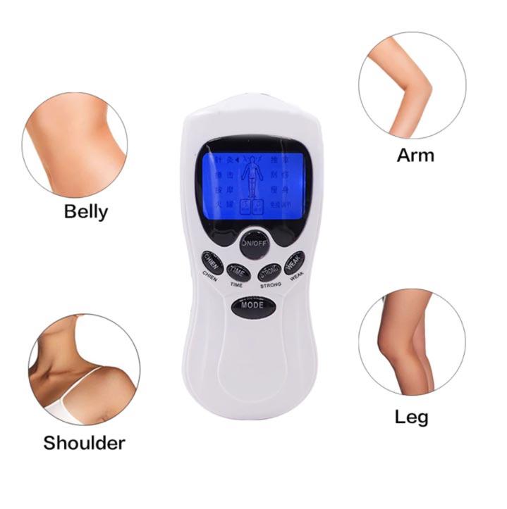 pulse massager pad placement