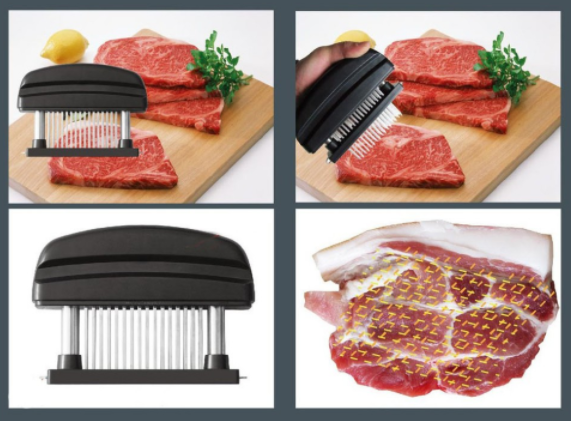 meat tenderizer application on meat