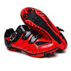 red color cycling shoes