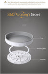 rotating shelf for kitchen