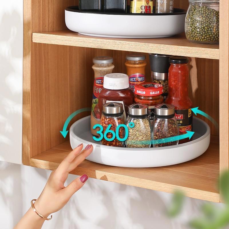rotating storage rack for kitchen
