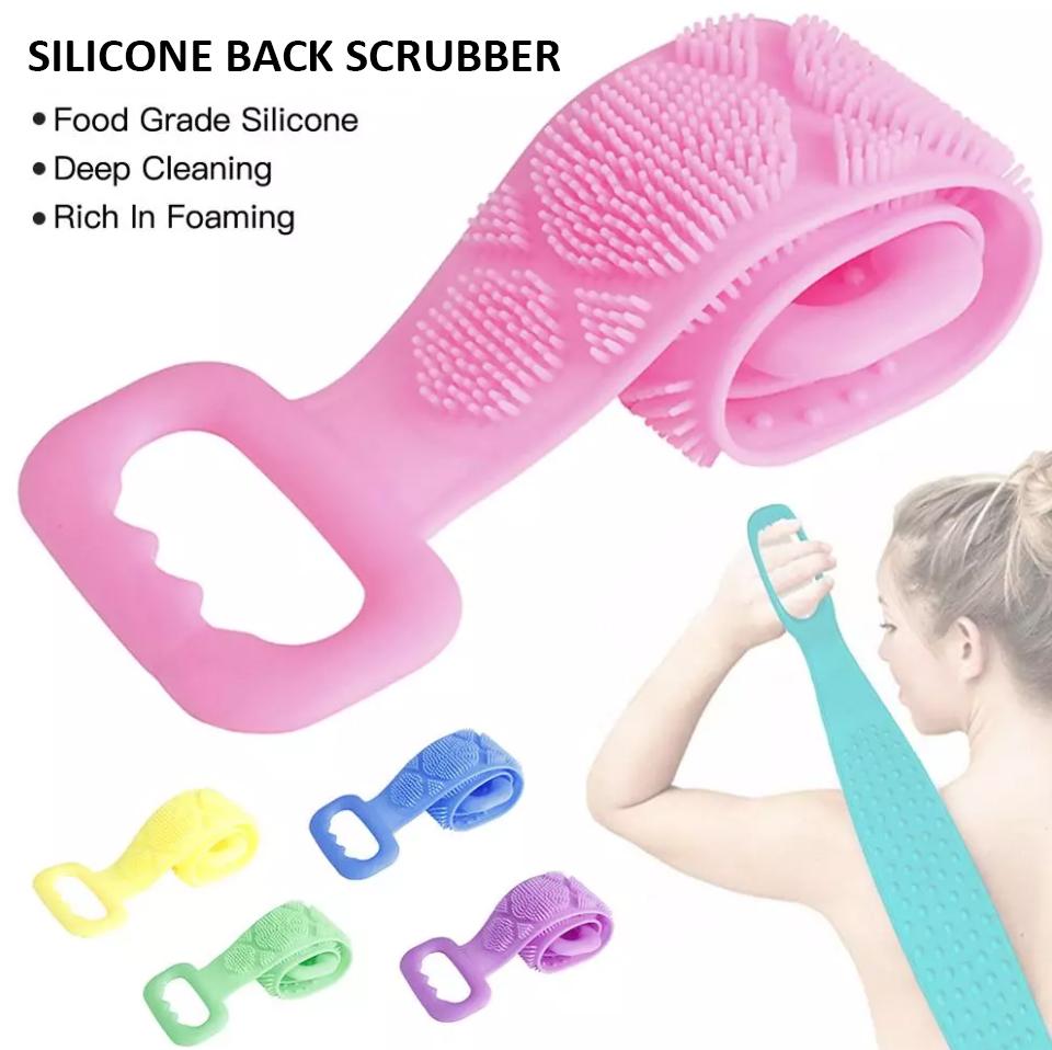 silicone back body scrubber