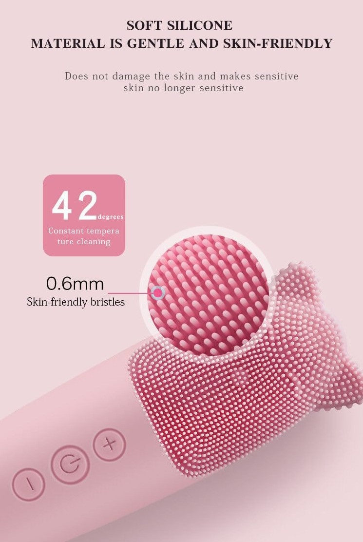 silicone face brush electric