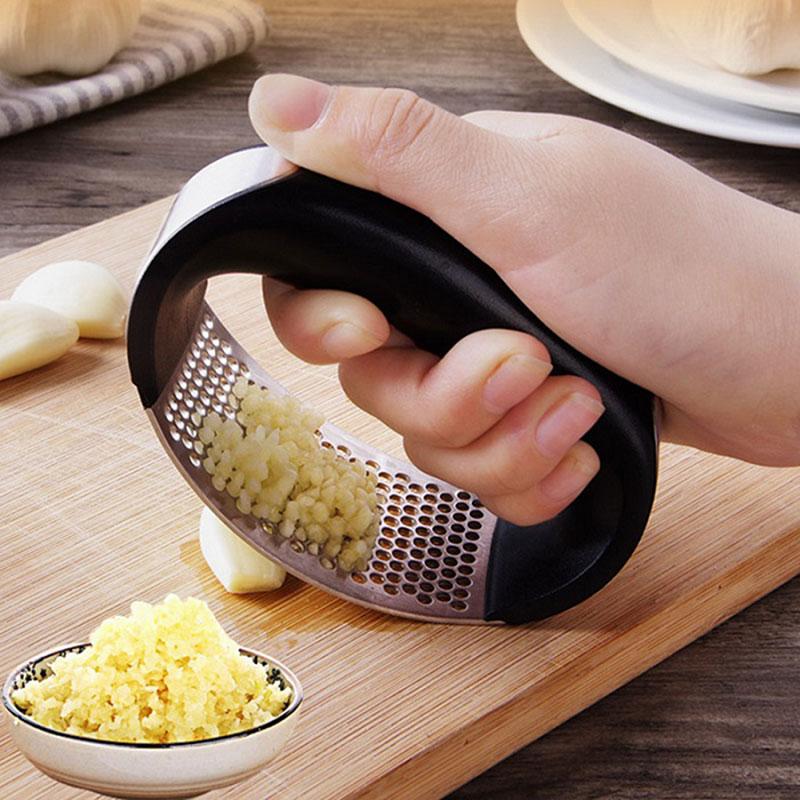 stainlesss teel garlic press