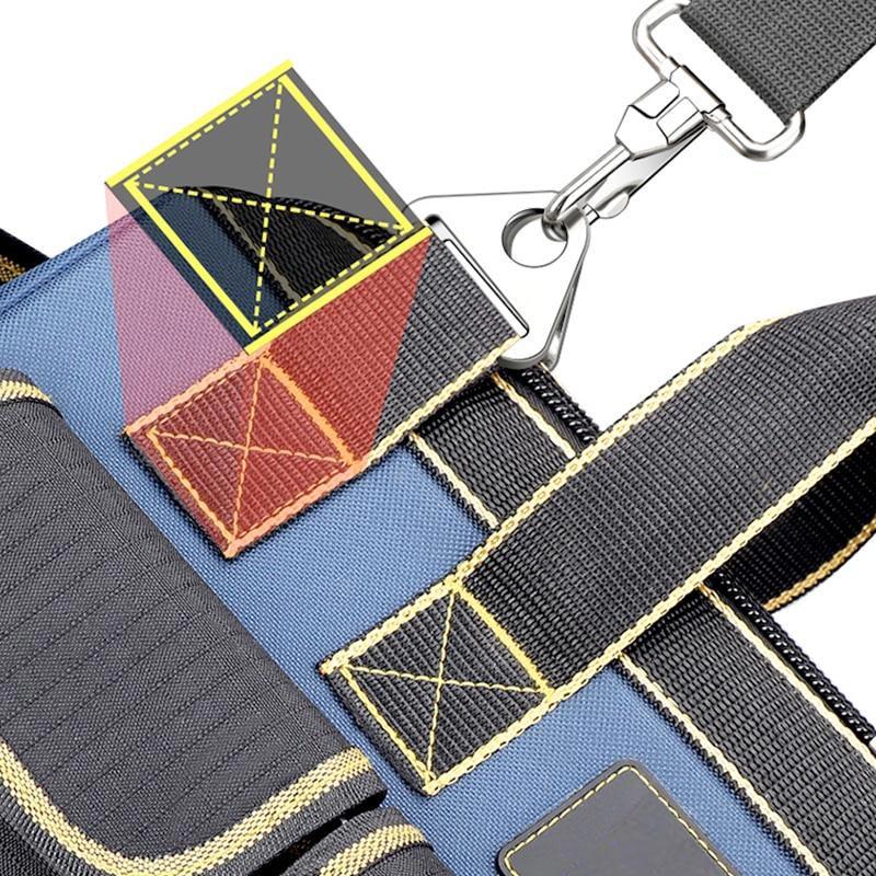 stainless triangle ring with durable cross stitch support