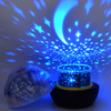 starry blue led lamp projection