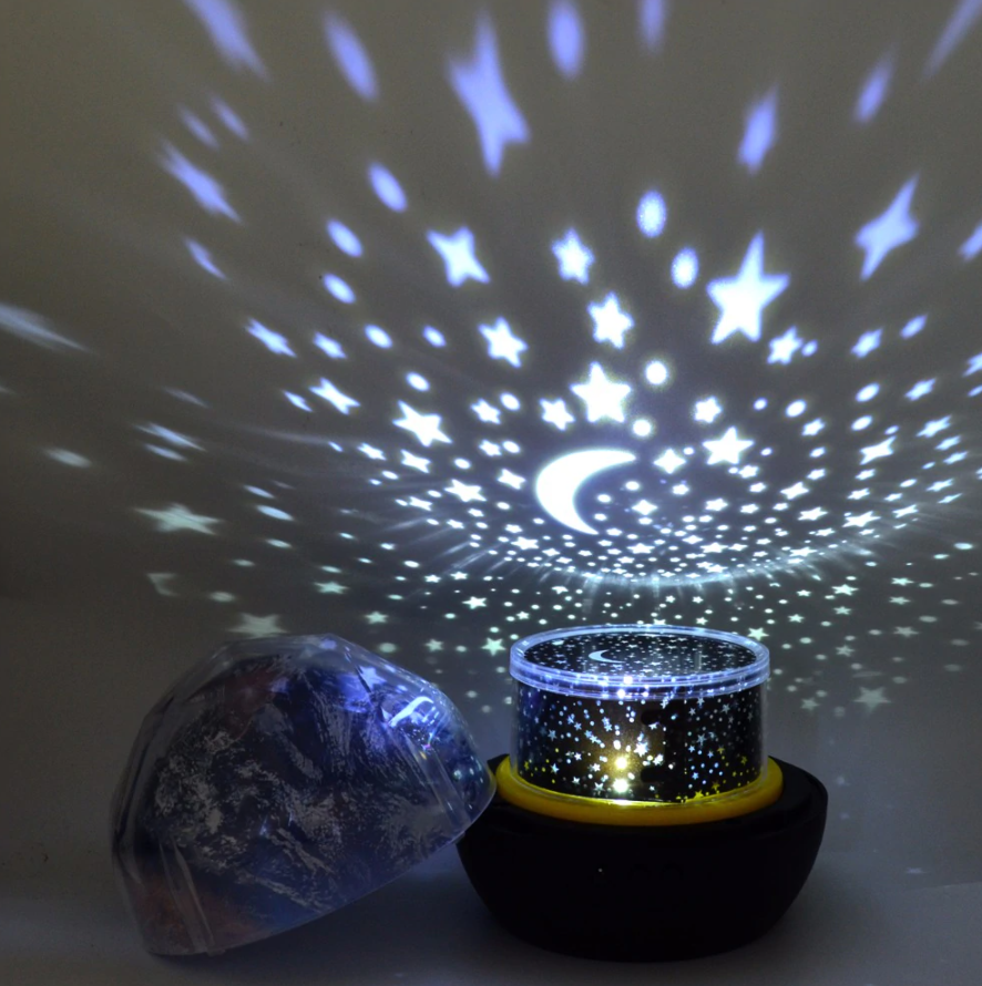 starry white led lamp projection