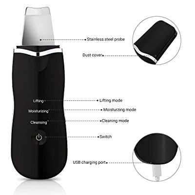 ultrasonic skin scrubber face cleanser