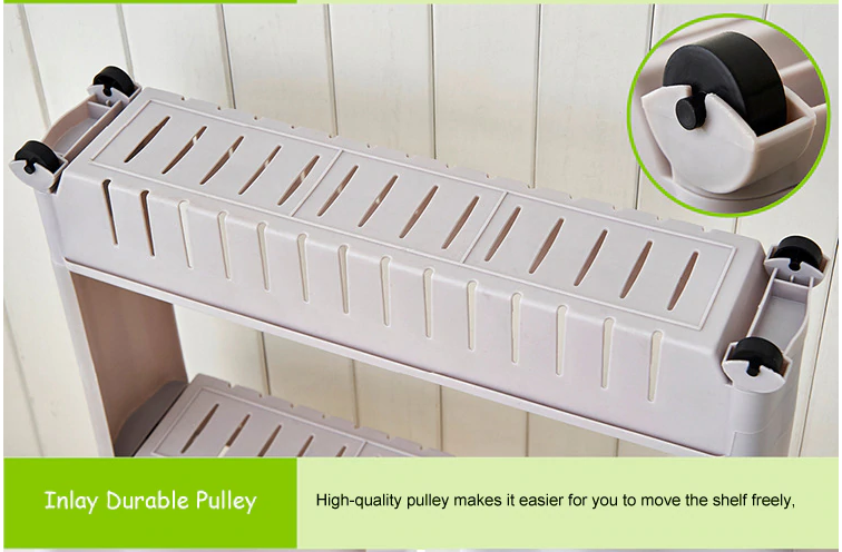 interspace storage rack durable pulley