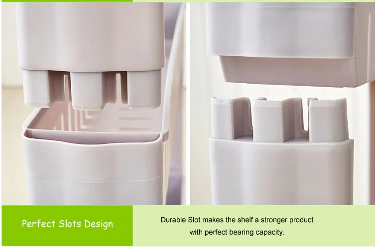interspace storage rack durable slots design