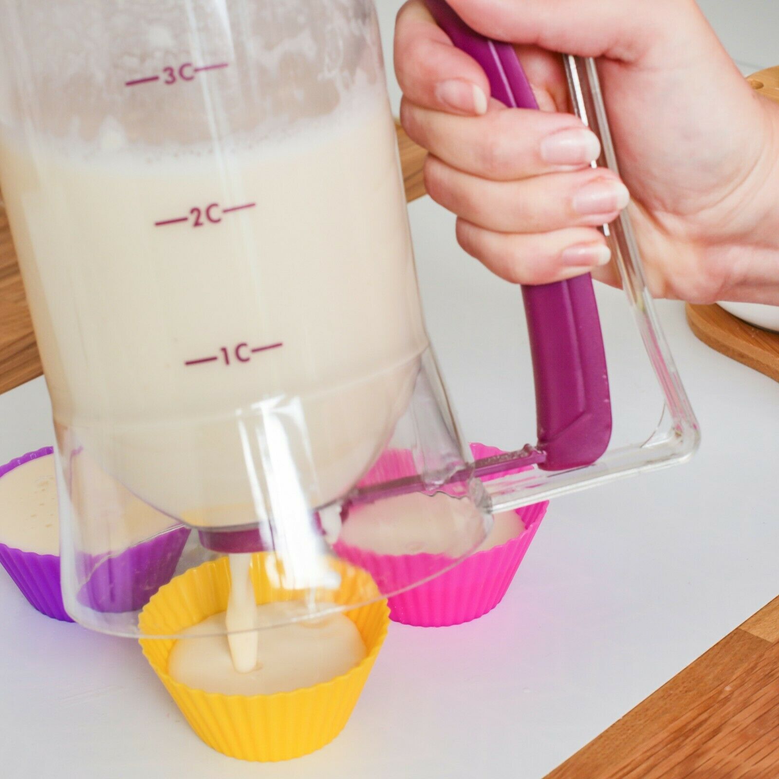 pancake &amp; cupcake batter dispenser