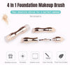 Detachable 4 in 1 make up brush features